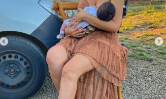 Vlăduţa Lupău, "mama lui Iair", naşă la câteva săptămâni după ce a născut. Siluetă de invidiat