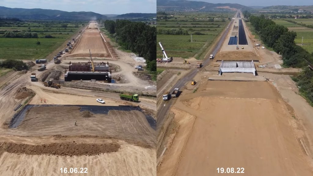 Avans bun pe un lot al Autostrăzii Transilvania