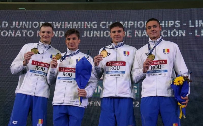 AUR pentru România la Campionatele Mondiale de înot din Peru. David Popovici a stabilit un nou record