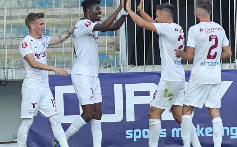 CFR Cluj primește azi vizita celor de la FC Voluntari