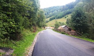 A fost asfaltat drumul care duce la stațiunea Muntele Băișorii