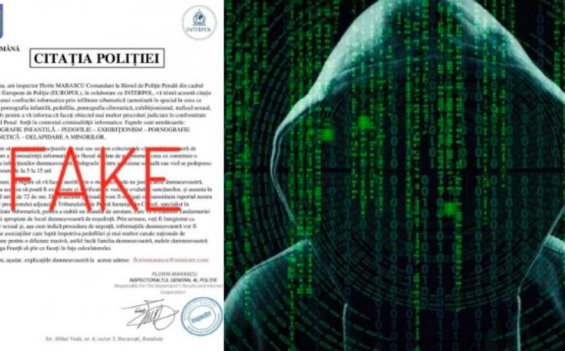 Ai grijă la acest nou tip de înșelăciune online. Avertismentul poliției: "Nu trimitem astfel de email-uri"
