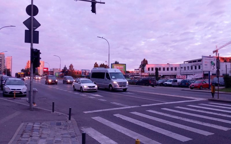LIBER pe Calea Mănăștur la ora 7 dimineața în prima zi de școală
