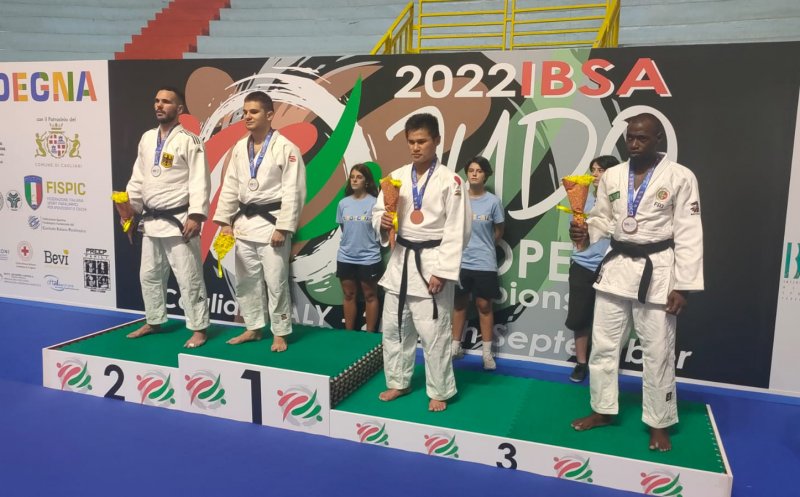 AUR european la judo pentru nevăzători, câștigat de Alexandru Bologa, un sportiv pregătit la Cluj-Napoca