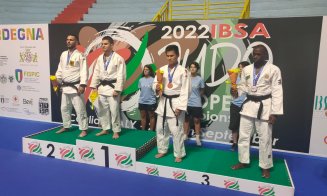 AUR european la judo pentru nevăzători, câștigat de Alexandru Bologa, un sportiv pregătit la Cluj-Napoca
