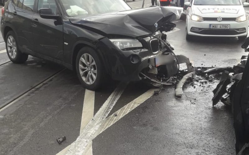 Accident cu doi răniți pe Oașului