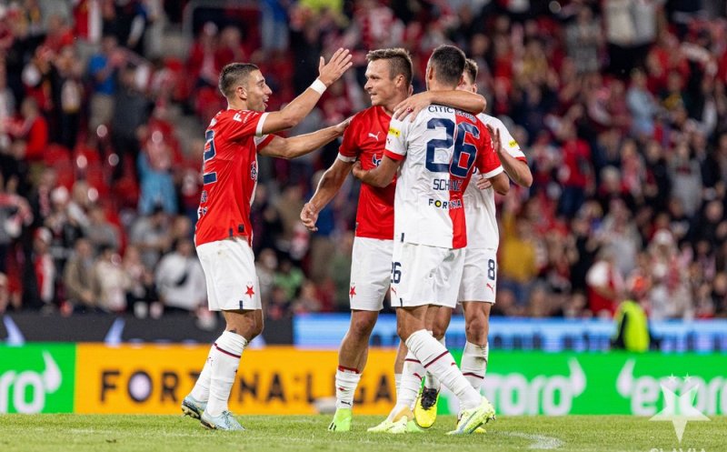Cum s-au descurcat adversarele CFR-ului din Conference League în partidele de campionat. Slavia a făcut spectacol în Cehia