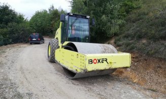 Reparații pe un drum de munte din Cluj. Ce lucrări se fac