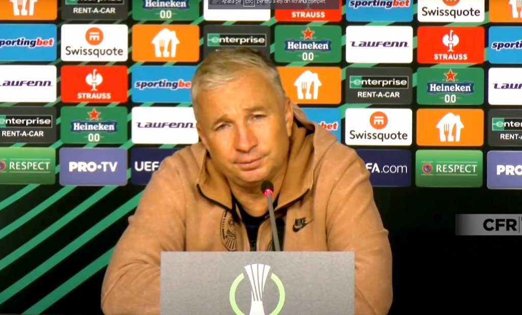 Fanii CFR-ului i-au cerut demisia lui Dan Petrescu după meciul cu Sivasspor. Reacţia antrenorului