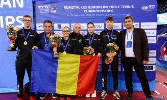 Cluj-Napoca: România câștigă titlul european la dublu mixt, la Europenele U-21 de tenis de masă