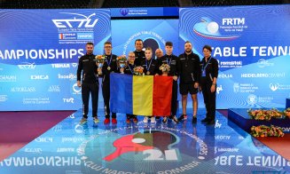 Cluj-Napoca: România câștigă titlul european la dublu mixt, la Europenele U-21 de tenis de masă