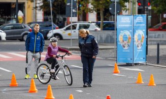Săptămâna Europeană a Mobilității la Cluj-Napoca: latura de Est a Pieței Unirii a fost deschisă pentru pietoni