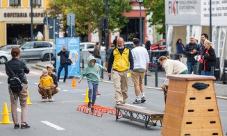 Săptămâna Europeană a Mobilității la Cluj-Napoca: latura de Est a Pieței Unirii a fost deschisă pentru pietoni