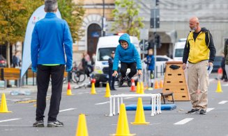 Săptămâna Europeană a Mobilității la Cluj-Napoca: latura de Est a Pieței Unirii a fost deschisă pentru pietoni
