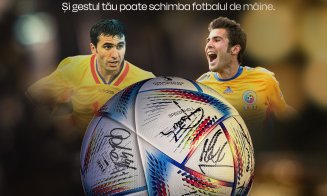 Mingea oficială din meciul de retragere al lui Adrian Mutu, de la Sports Festival, scoasă la vânzare