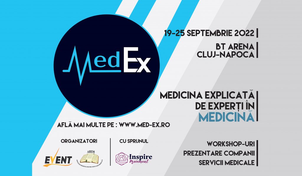 Clujul medical se pregătește pentru MedEx! Programul conferințelor și detalii despre evenimentul toamnei în sănătate