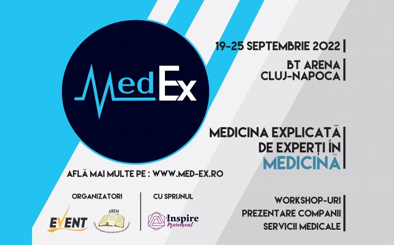 Clujul medical se pregătește pentru MedEx! Programul conferințelor și detalii despre evenimentul toamnei în sănătate