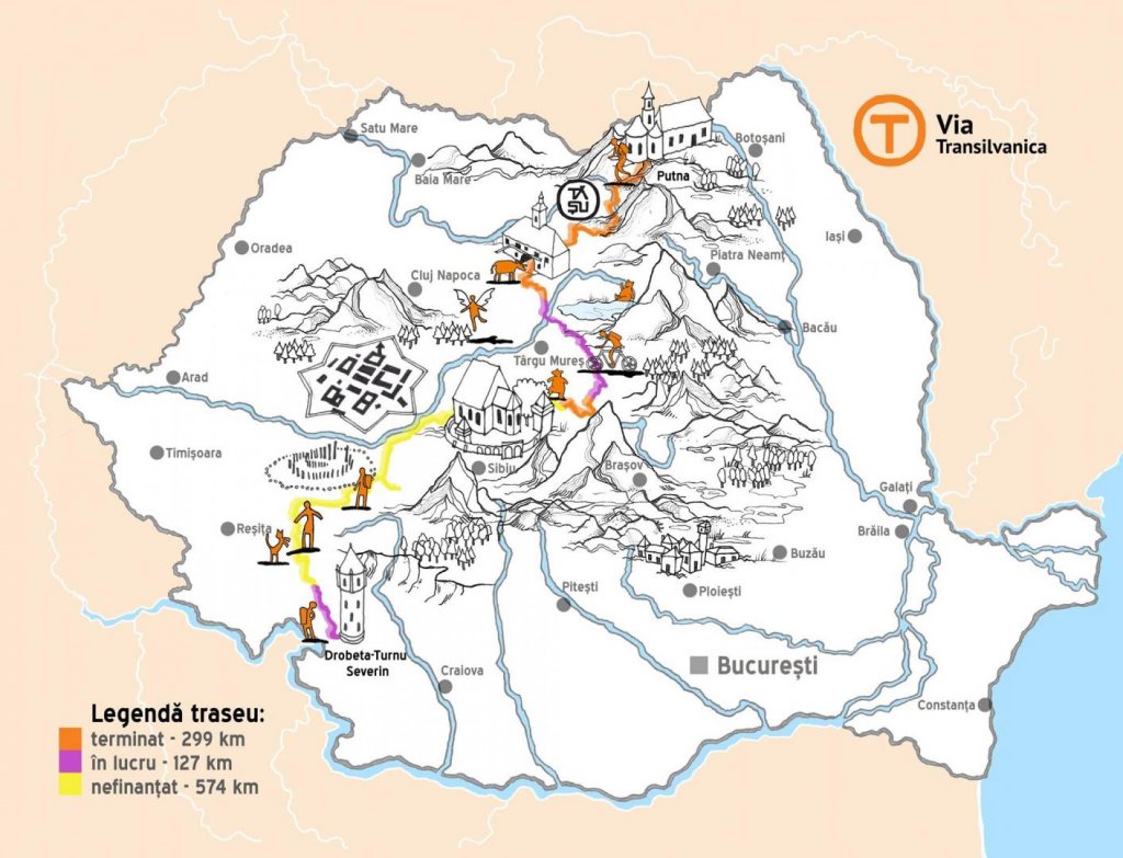 Via Transilvanica, lansată oficial în 8 octombrie. Programul evenimentelor de la Alba Iulia