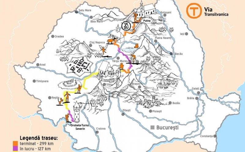 Via Transilvanica, lansată oficial în 8 octombrie. Programul evenimentelor de la Alba Iulia