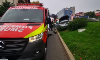 Accident GRAV pe Calea Turzii. Descarcerarea, la fața locului