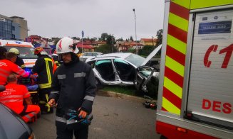 Accident GRAV pe Calea Turzii. Descarcerarea, la fața locului