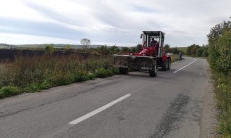 Au început lucrările pe un drum județean din Cluj. Se vor finaliza cu asfaltare