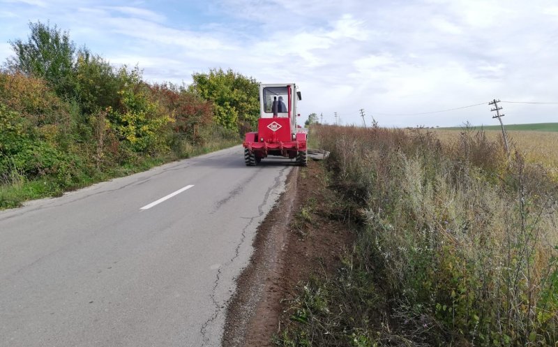 Au început lucrările pe un drum județean din Cluj. Se vor finaliza cu asfaltare