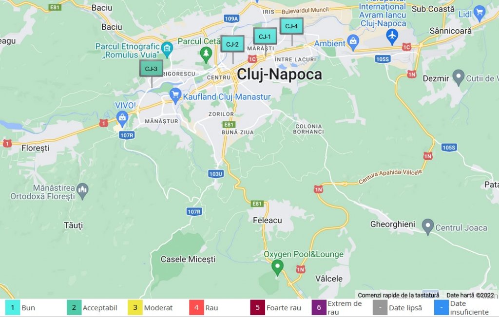 Ministerul Mediului a lansat aplicaţia de mobil CalitateAer. La Cluj se montează analizoare