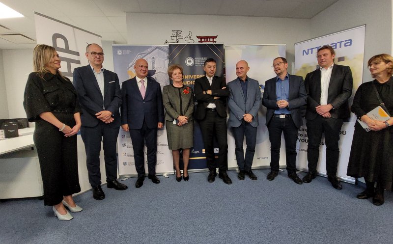NTT DATA a inaugurat Innovation Science Cafe, un spațiu educațional destinat studenților UBB Cluj