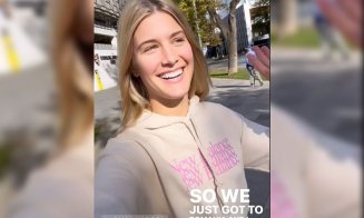 Tenismena Eugenie Bouchard, după o plimbare pe străzile din Cluj: "Abia am ajuns în România și sunt complet obsedată!"