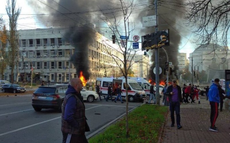 Ambasada României de la Kiev, aproape să fie lovită de o rachetă rusească