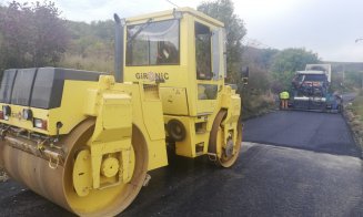 Se asfaltează drumul județean care duce către Bistrița-Năsăud