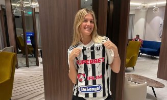 Eugenie Bouchard, suporter al Universității Cluj. Canadianca s-a pozat în tricoul "studenților"
