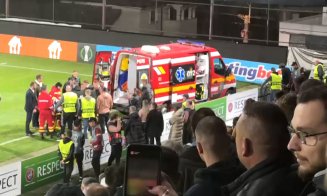 RESPECT salvatorilor clujeni! VIDEO din tribune cu intervenția SMURD în Gruia