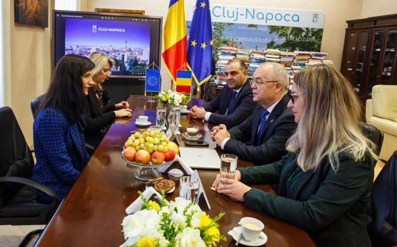 Comisarul european pentru inovare, cercetare, cultură, educație și tineret, întrevedere cu Boc