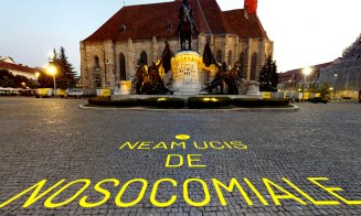 NEAM UCIS DE NOSOCOMIALE: Protest în Piața Unirii din Cluj-Napoca, vineri 21 octombrie