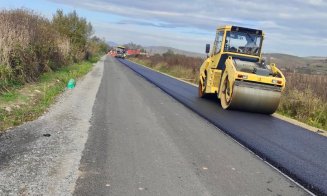 Se lucrează cu spor pe un important drum județean din Cluj. Reparații și pe cinci poduri, totul pe fonduri europene