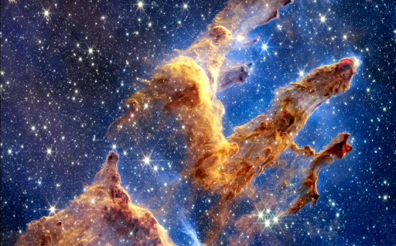 ”Stâlpii Creației”, spectacol cu praf de stele de pe telescopul spațial al NASA