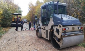 Lucrări pe un nou drum județean din Cluj. Se va turna și asfalt