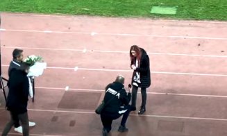 Cerere în căsătorie pe Cluj Arena, la derby-ul dintre "U" şi CFR