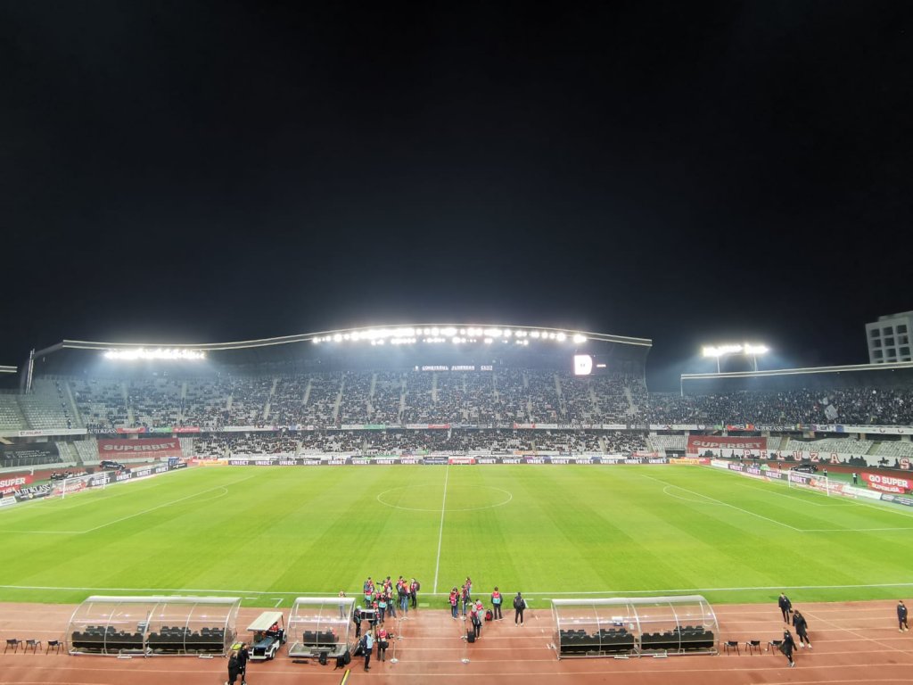 Începe spectacolul pe arena din Cluj-Napoca! "U" Cluj - CFR Cluj, echipele de start