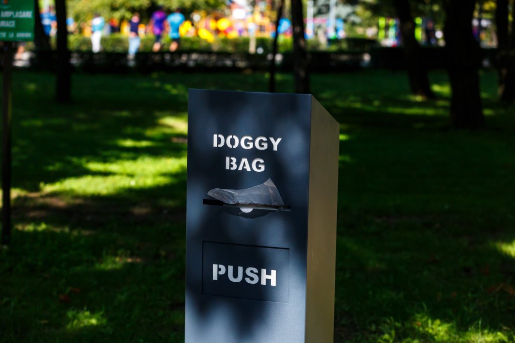 Ziua de Cluj Coșuri de gunoi cu dispenser de pungi pentru câini la