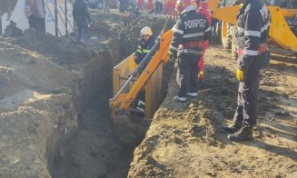 Intervenție de urgență la Cluj: Bărbat prins sub un mal de pământ/ Elicopterul SMURD, la fața locului / Semne incompatibile cu viața