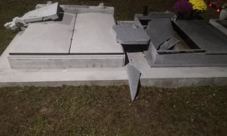Morminte vandalizate în Cluj-Napoca în noaptea de Halloween