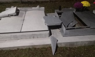 Morminte vandalizate în Cluj-Napoca