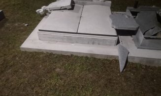 Morminte vandalizate în Cluj-Napoca