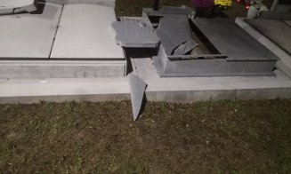 Morminte vandalizate în Cluj-Napoca