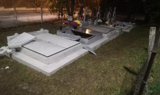 Morminte vandalizate în Cluj-Napoca
