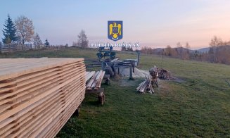 Percheziții de amploare la hoții de lemne dotaţi cu de toate, din Măguri-Răcătău