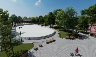 Cum va arăta Parcul Central din Turda: 20 de mil. lei pentru patinoar artificial și centru multifuncțional